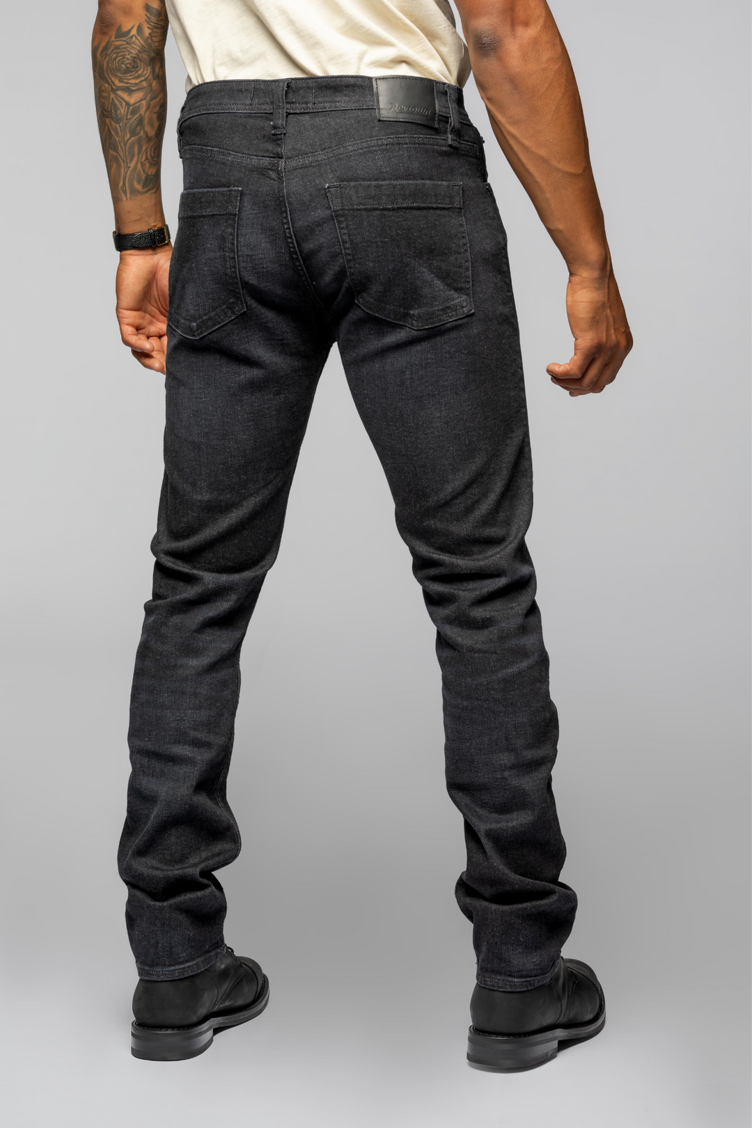 Sharp Men s Slim Fit Jean Coal Black Wash Revtown